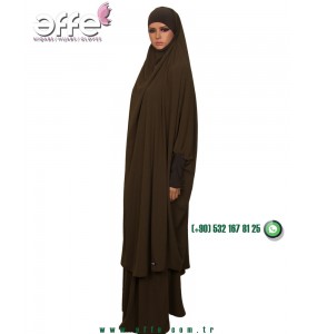 Affe Afgan Cilbabı - Haki Renk