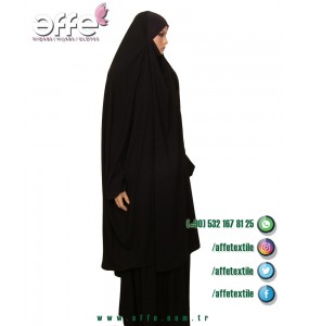 Afgan Cilbabı Takım - Lastikli Kol