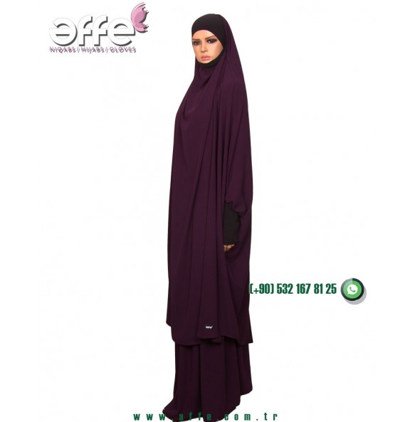 Affe Afgan Cilbabı - Mürdüm Renk
