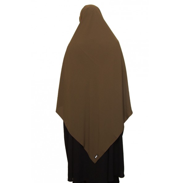 Khaki Blue Silk Scarf  M