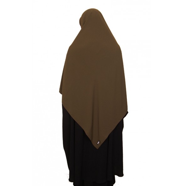 Khaki Blue Silk Scarf  S