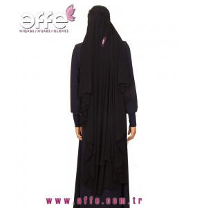 Üç Katlı XL Peçe 150cm