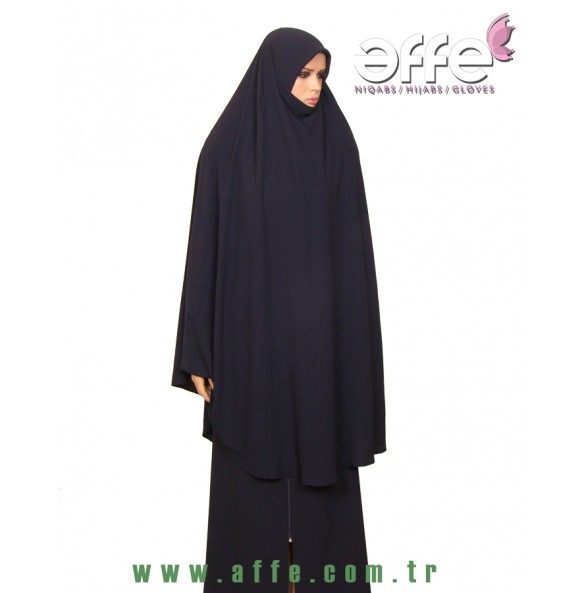 Lacivert Çarşafüstü - Sufle Uzun Boy Kol Manşetli